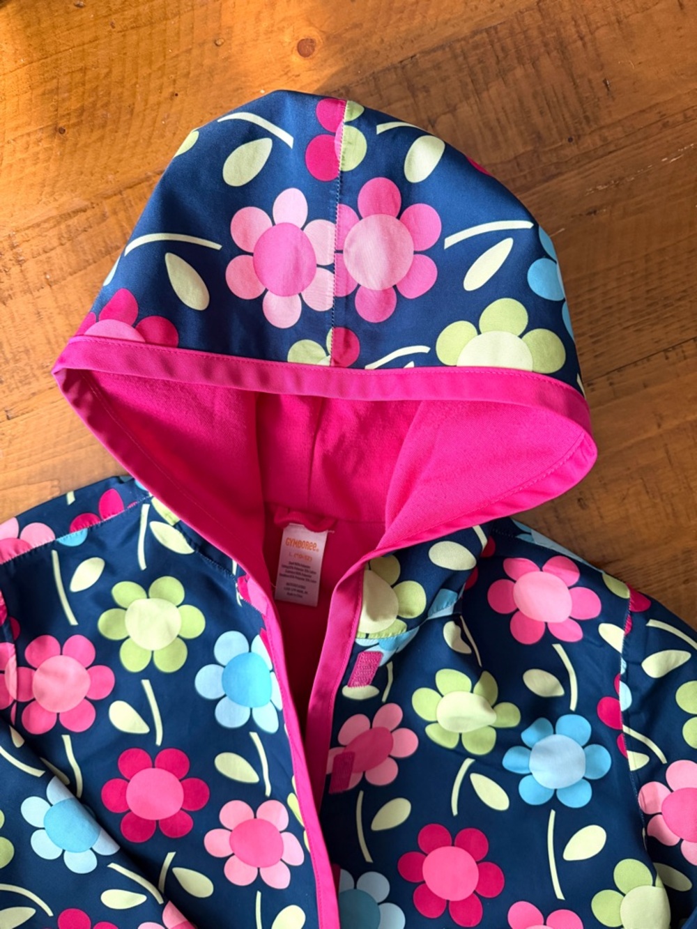 Gymboree Girls Raincoat with beautiful flower pattern - Picture 13 of 13